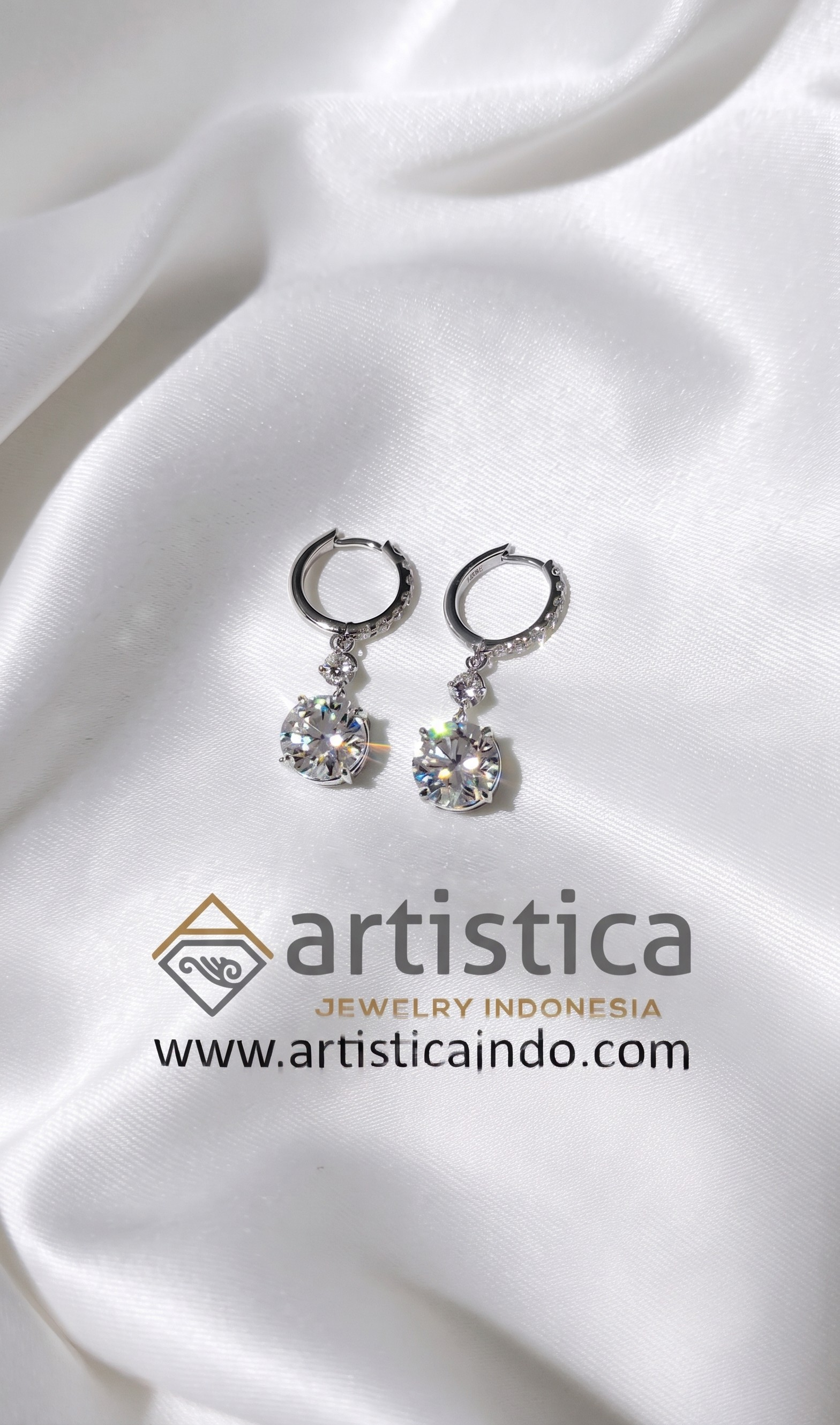 Earring 00001 — Handcrafted 925 Sterling Silver Earrings — Artistica Jewelry Surabaya