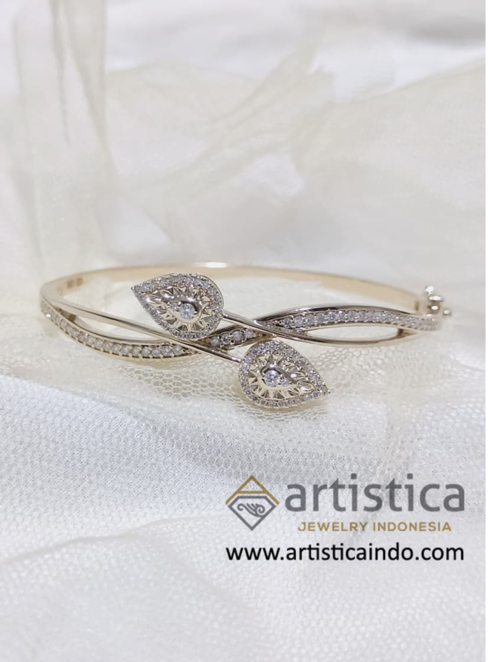 Bracelet 00004 — Handcrafted 925 Sterling Silver Bracelet — Artistica Jewelry Surabaya