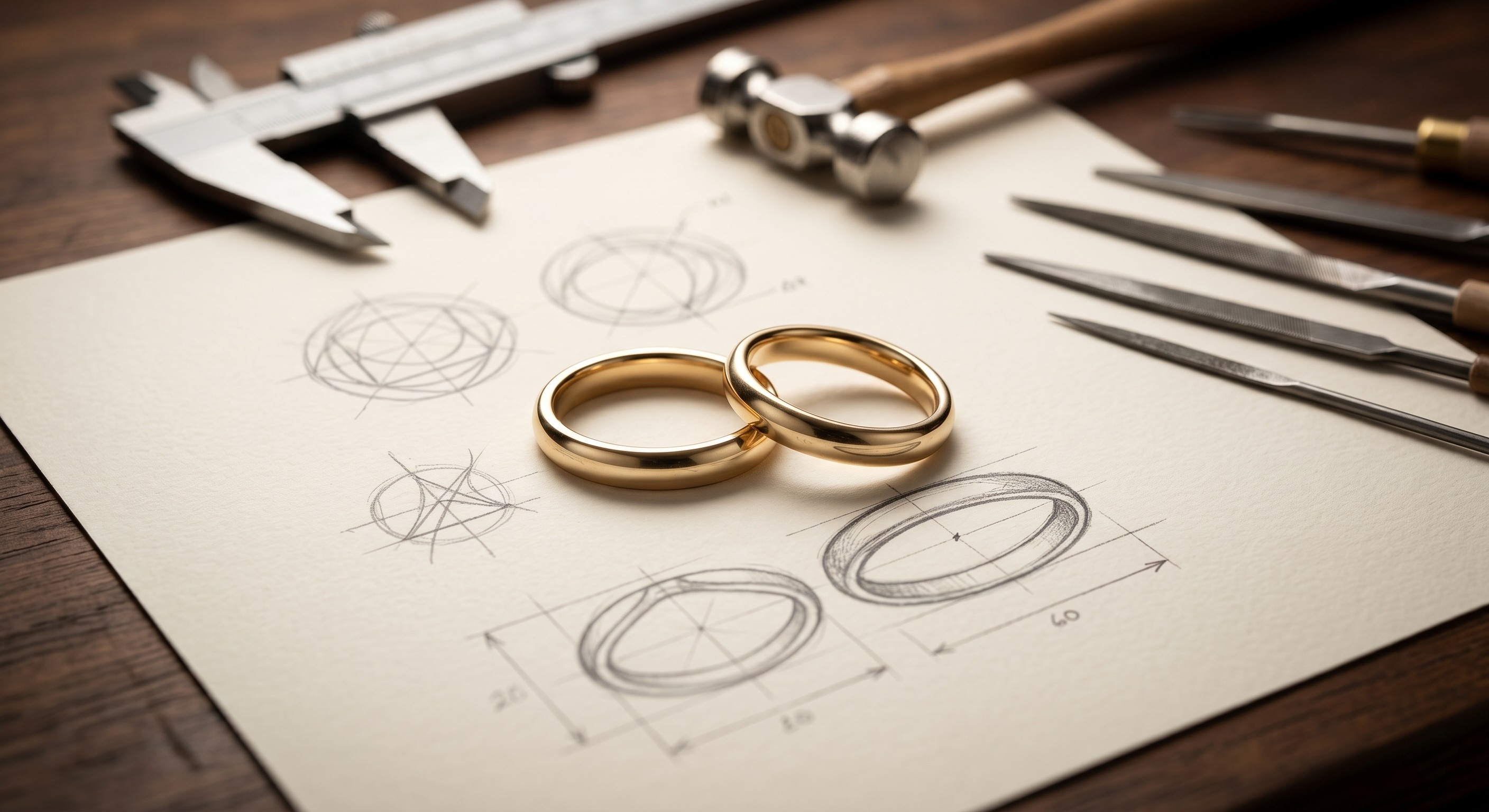 Wedding Ring 00005 — Handcrafted 925 Sterling Silver Ring — Artistica Jewelry Surabaya