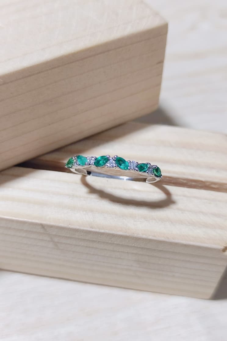 Wedding Ring 00009 — 925 Sterling Silver — View 3