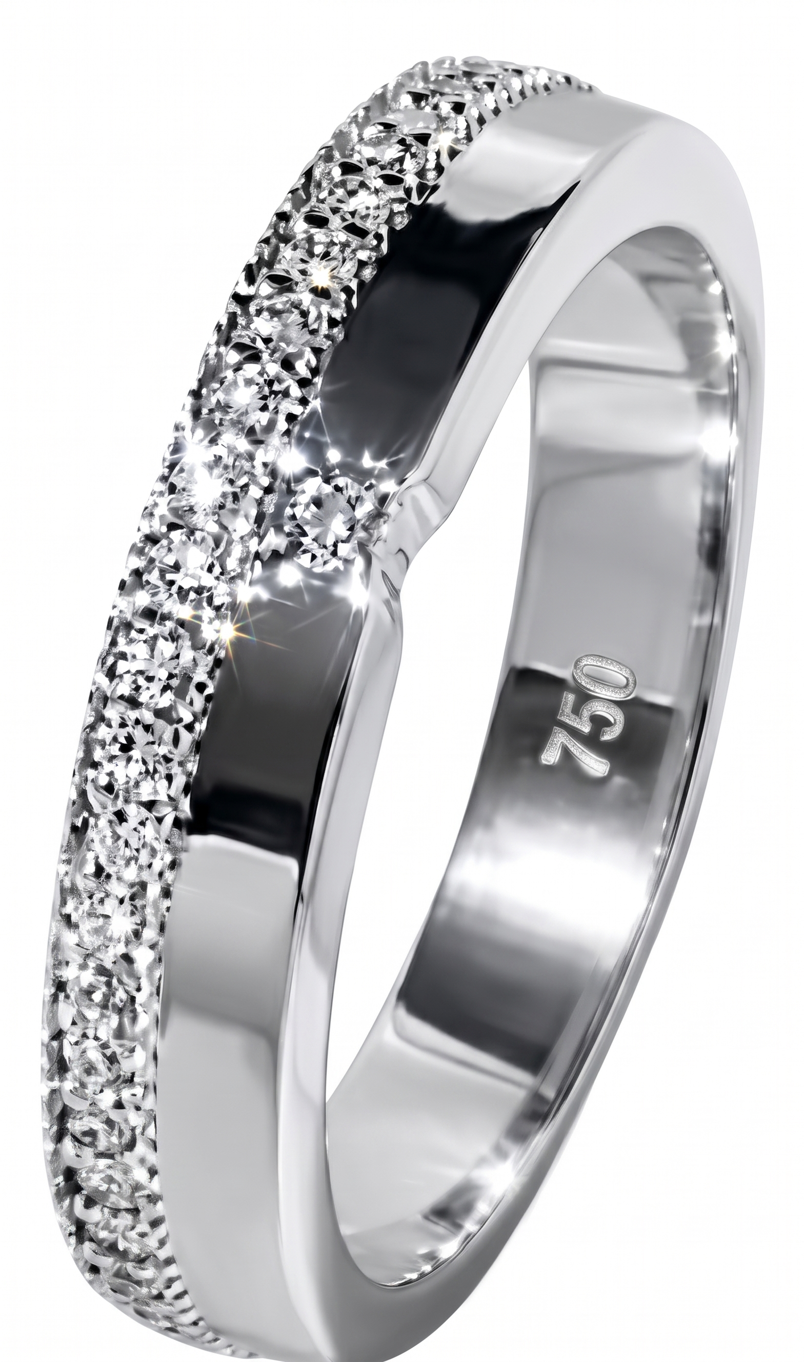 Wedding Ring 00021 — 925 Sterling Silver — View 2