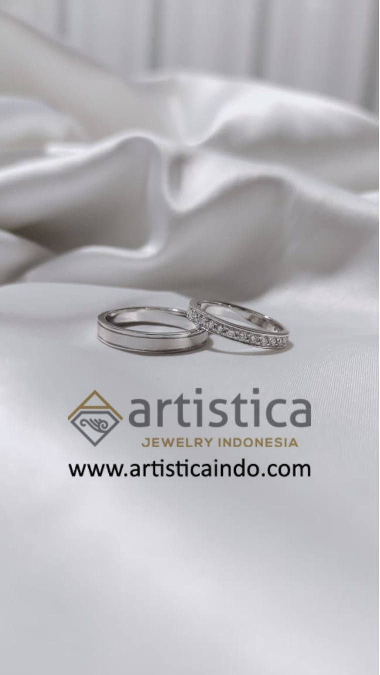 Wedding Ring 00022 — Handcrafted 925 Sterling Silver Ring — Artistica Jewelry Surabaya