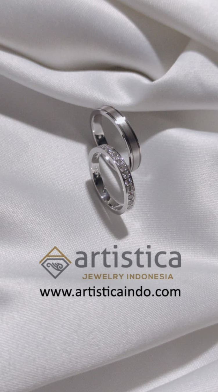 Wedding Ring 00022 — 925 Sterling Silver — View 2