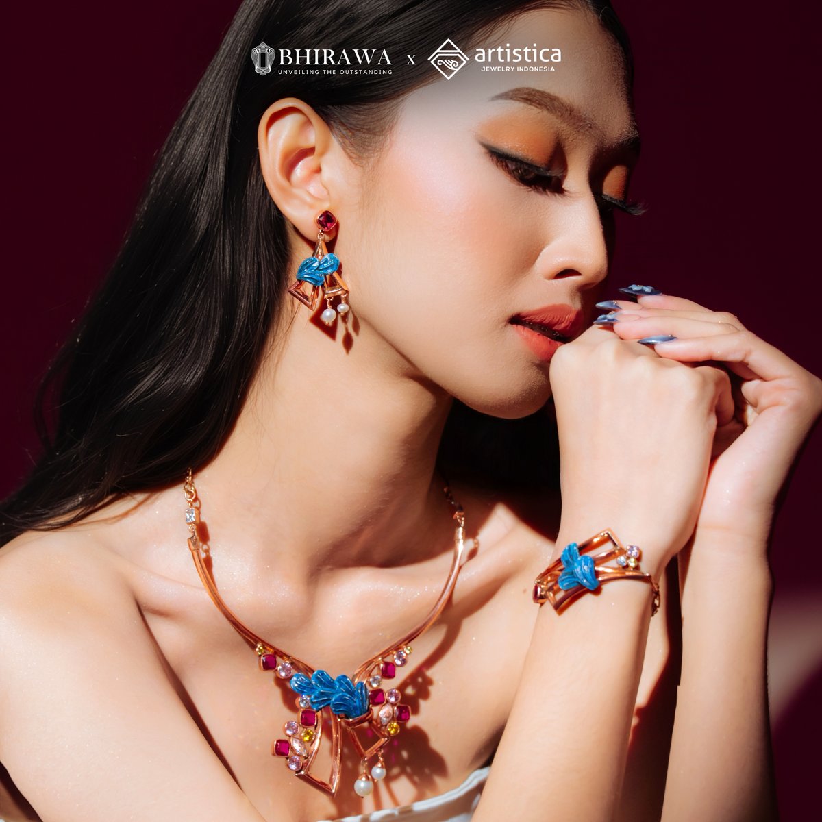Puspavarna Bracelet 04 — Handcrafted 925 Sterling Silver Bracelet — Artistica Jewelry Surabaya