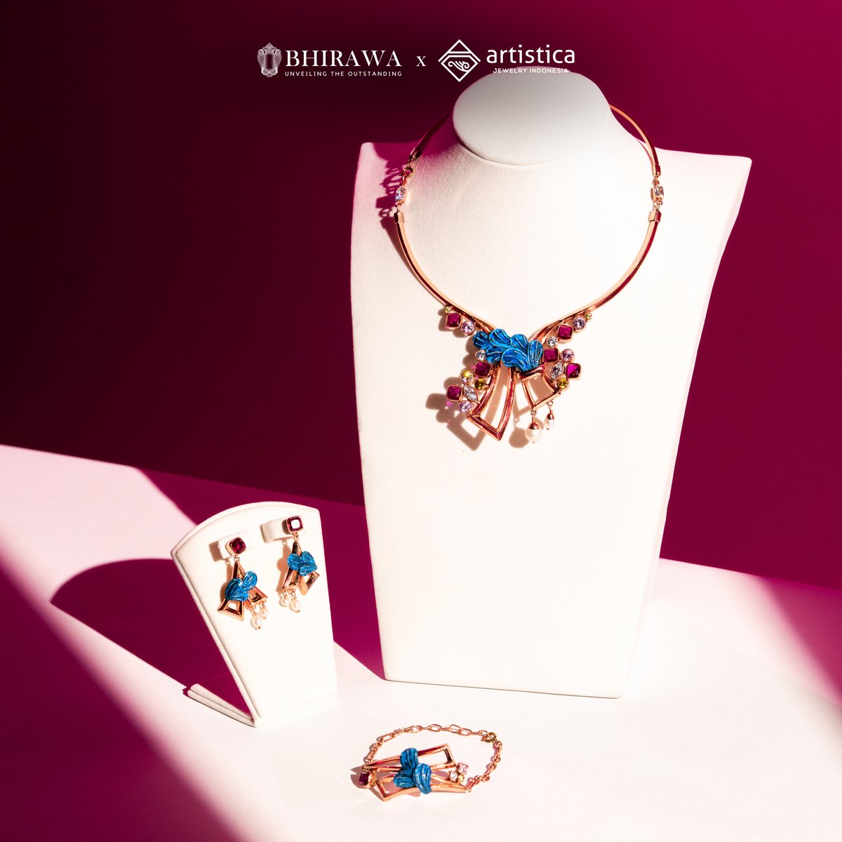 Puspavarna Earring 05 — Handcrafted 925 Sterling Silver Puspavarna — Artistica Jewelry Surabaya