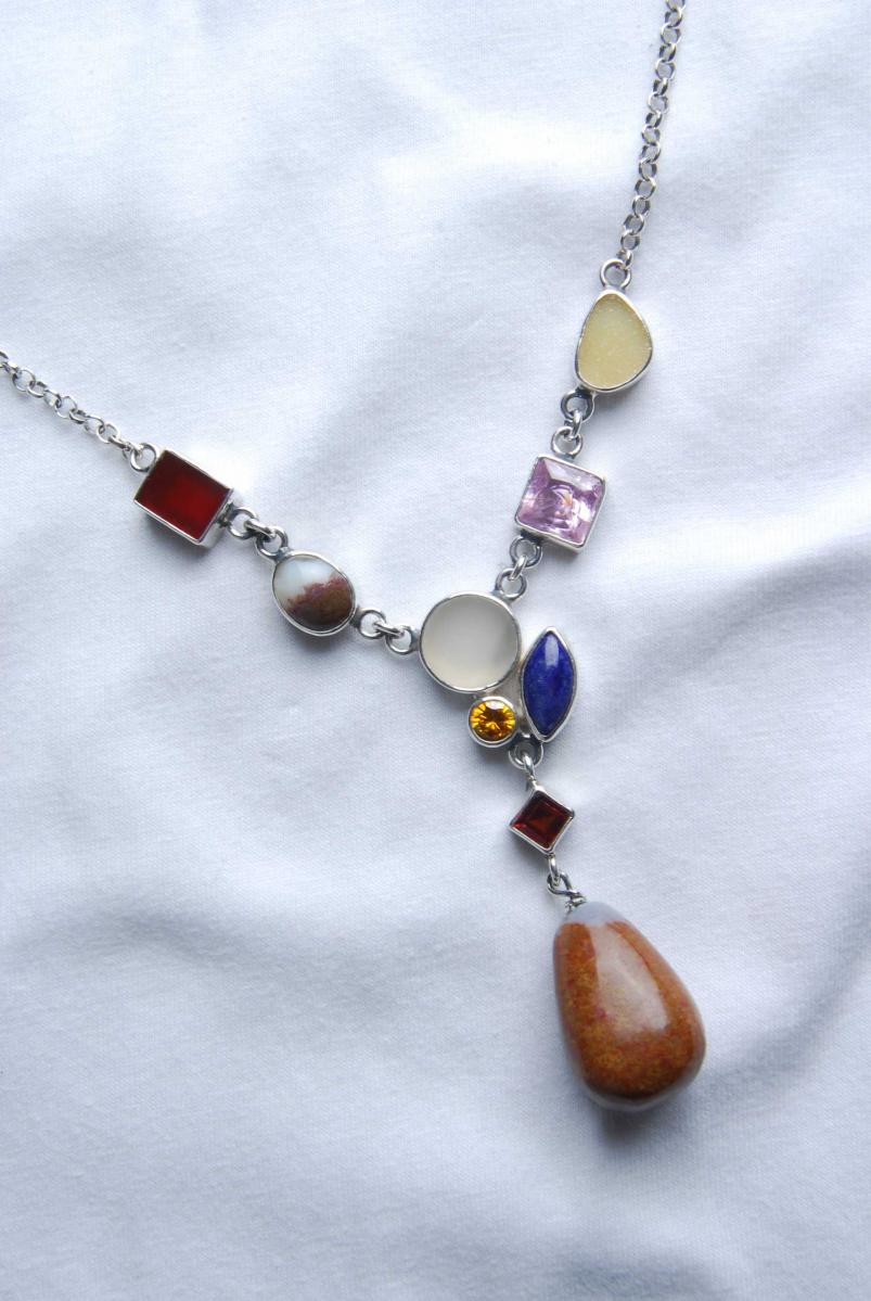 Mixstone 2000-0684 — Handcrafted 925 Sterling Silver Jewelry by Artistica