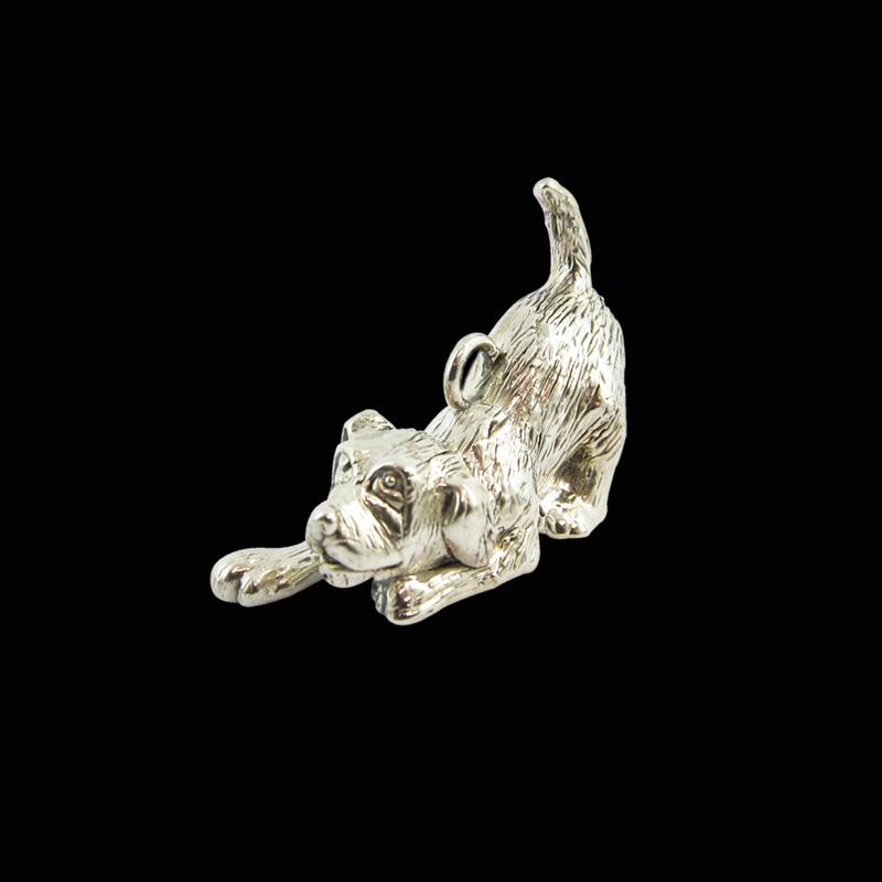 Artistic Pendant Dog — Handcrafted 925 Sterling Silver Jewelry by Artistica