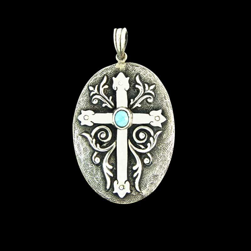Artistic Pendant Cross — Handcrafted 925 Sterling Silver Jewelry by Artistica