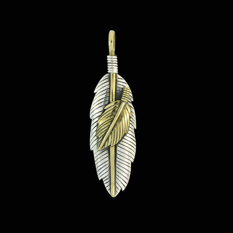 Artistic Pendant Feather  — Handcrafted 925 Sterling Silver Jewelry by Artistica