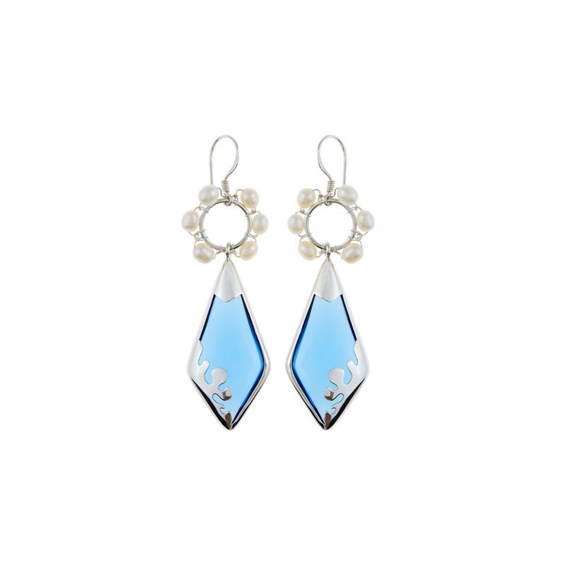 Blue Ornament — Handcrafted 925 Sterling Silver Jewelry — Artistica Jewelry Surabaya