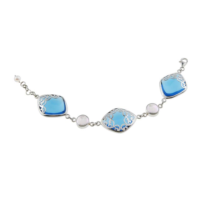 Blue Ornament — Handcrafted 925 Sterling Silver Jewelry — Artistica Jewelry Surabaya