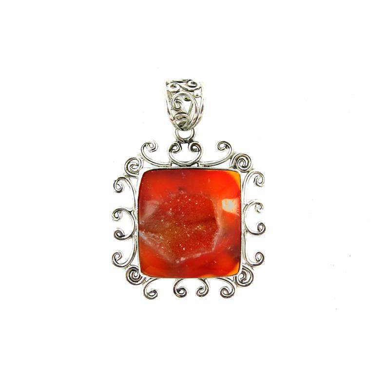 Genuine Druzy C — Handcrafted 925 Sterling Silver Jewelry by Artistica