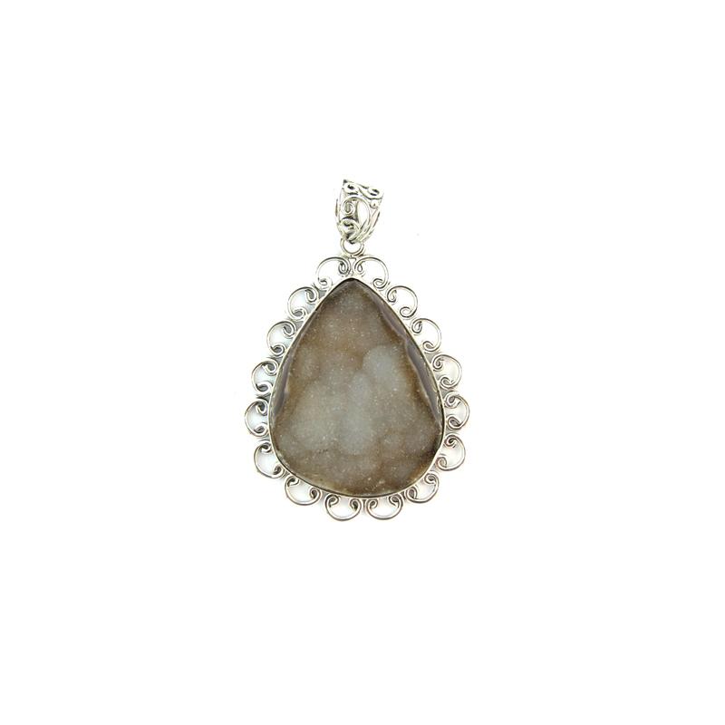 Genuine Druzy 2000-1888  — Handcrafted 925 Sterling Silver Jewelry by Artistica