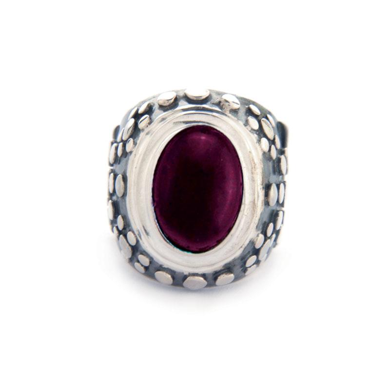Ethnical Purple 4000-0296 — Handcrafted 925 Sterling Silver Jewelry by Artistica