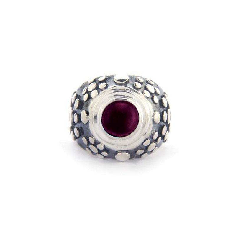 Ethnical Purple 4000-0297 — Handcrafted 925 Sterling Silver Jewelry by Artistica