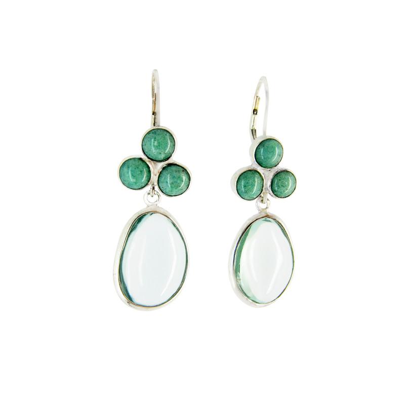 Green moss 1000-1392 — Handcrafted 925 Sterling Silver Jewelry by Artistica