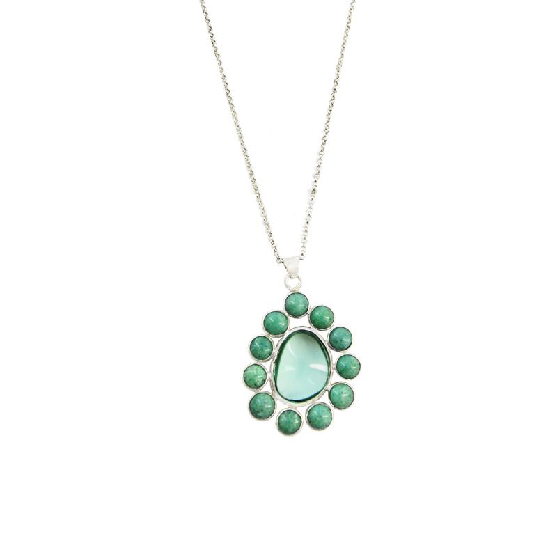 Green moss 2000-1786 — Handcrafted 925 Sterling Silver Jewelry by Artistica