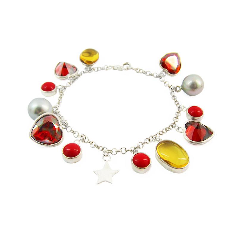 Colorful 3000-0670 — Handcrafted 925 Sterling Silver Silver — Artistica Jewelry Surabaya