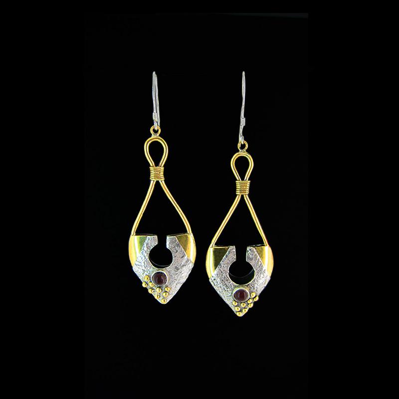 Artistic earrings E 524 — Handcrafted 925 Sterling Silver Jewelry by Artistica